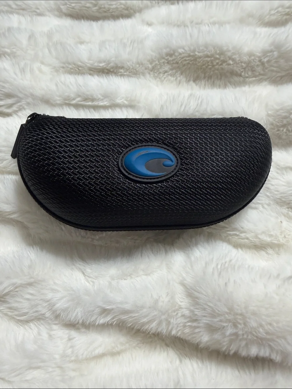Costa Black Sunglasses Case with Blue Logo Accent
